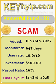 Powerful-fund details image on Key Hyip